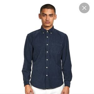Navy Blue Button Up from Portuguese Flannel